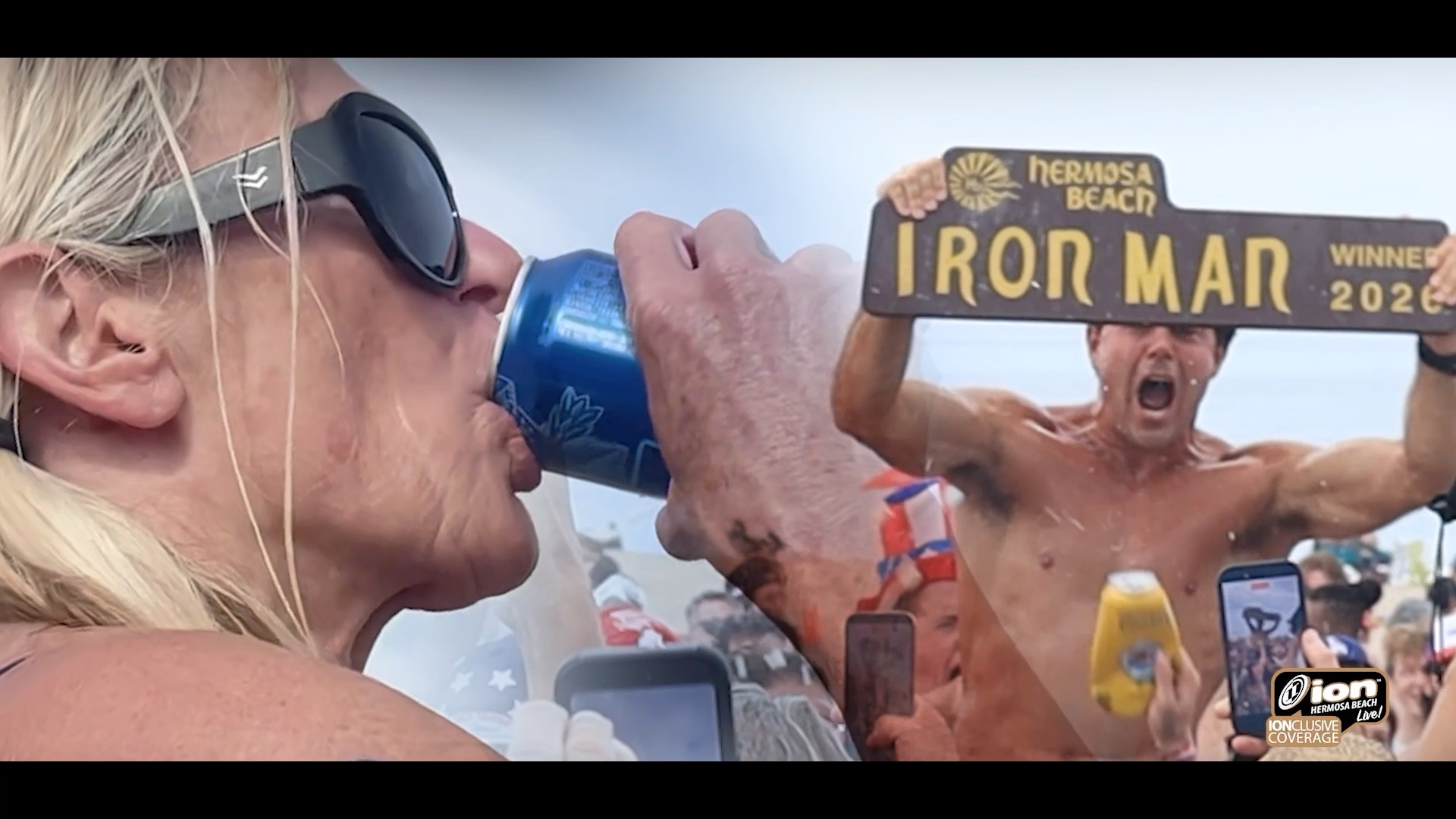 Hermosa Beach Iron Man 2026 with Hobo Bridge